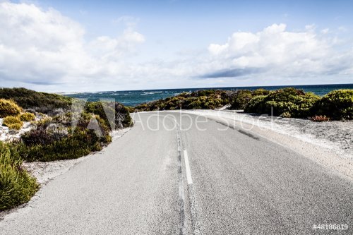 Scenic view over one of the beaches of Rottnest island - 901147547