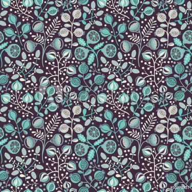 Seamless floral pattern - 901142537