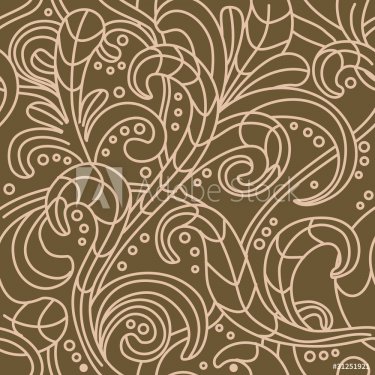seamless floral pattern background - 900461604