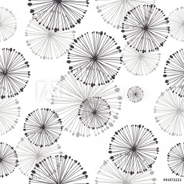 seamless pattern of dandelion - 900547403