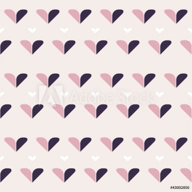 Seamless pattern with hearts - 900465775