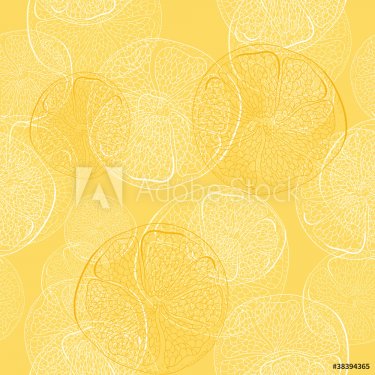 seamless pattern with lemons and oranges - vector - 900461499