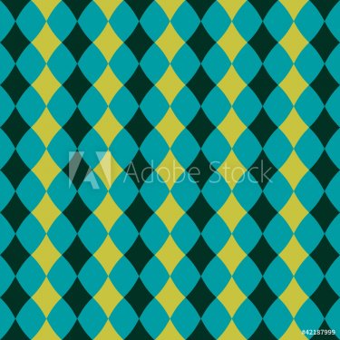 Seamless pattern with white rhombuses - 900465791