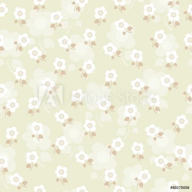 Seamless texture with flowers - 900468908