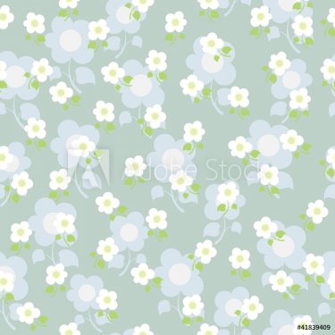 Seamless texture with flowers - 900468916