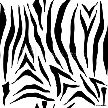 Seamless Zebra Pattern - 901141435