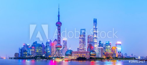 Shanghai Bund night view - 901152129