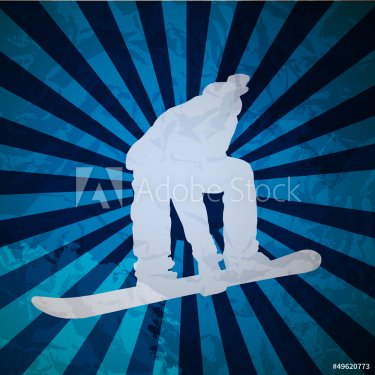 Snowboarding vector - 901139663