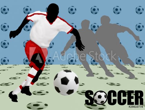 Soccer design poster - 900491682