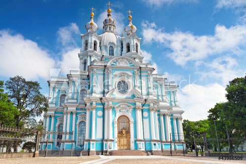 St. Petersburg. Smolny Cathedral (Church of the Resurrection) - 900874629