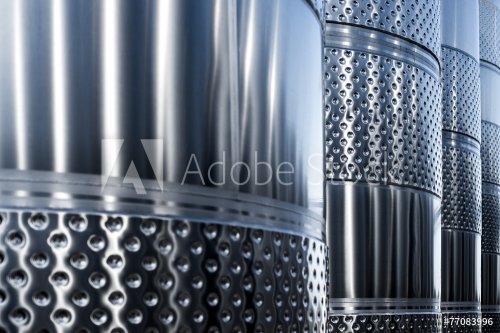 Stainless steel tank at the winery - 901144048