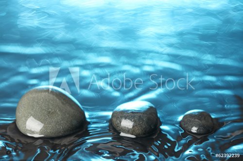 Stones in water - 901145259