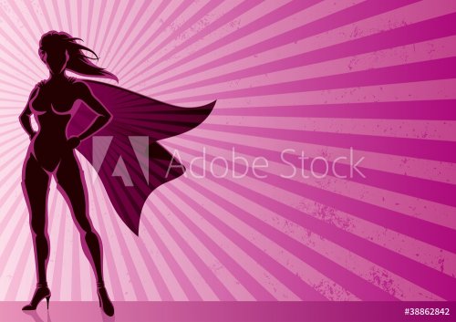Super Heroine Background - 900488311