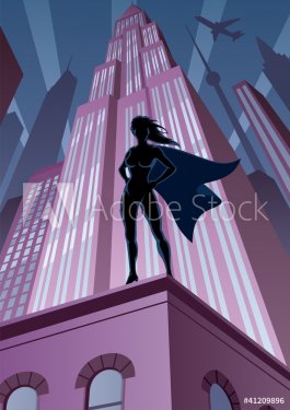 Super Heroine in City