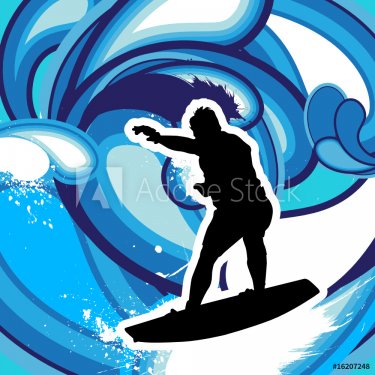 surfing vector - 900498771