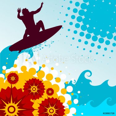 surfing vector - 900498817