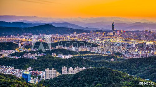 Taipei Skyline - 901142708
