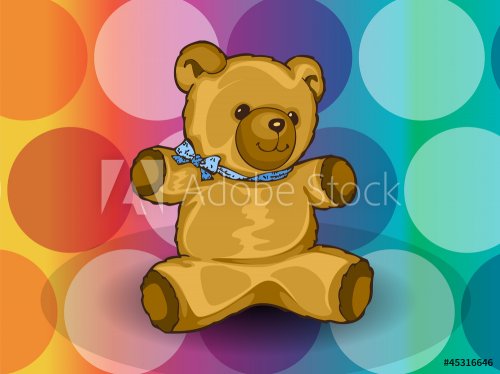 Teddy Bear, illustration - 900739779