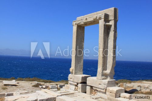 Temple d'Apollon-Palatia à Naxos - Cyclades - Grèce - 900451814