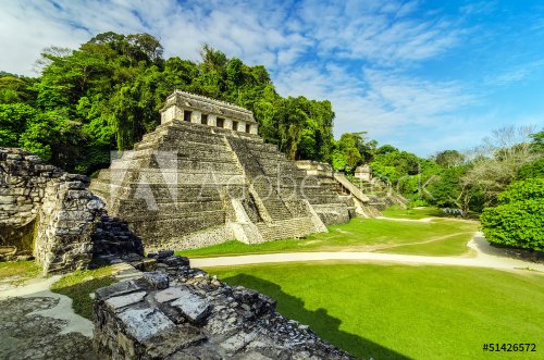 Temples in Palenque - 901143486