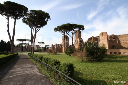 Terme di Caracalla (Baths of Caracalla) in Rome, Italy - 900626398