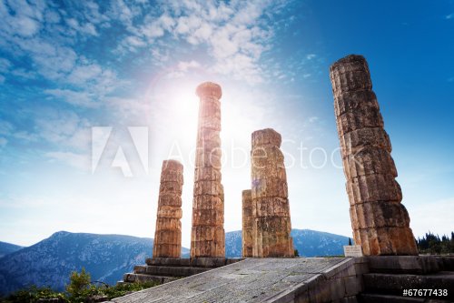 The ancient Greek temple of Apollo - 901143161