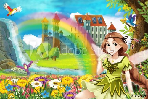 The fairy - Beautiful Manga Girl - illustration - 901138950