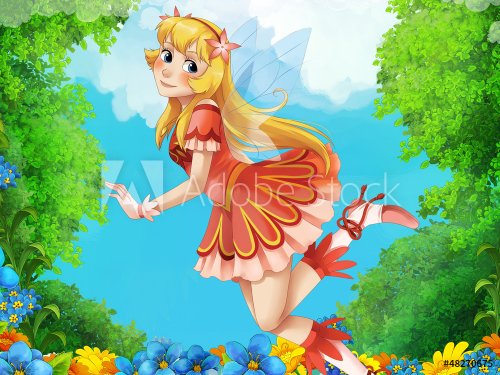 The fairy - Beautiful Manga Girl - illustration - 901138951