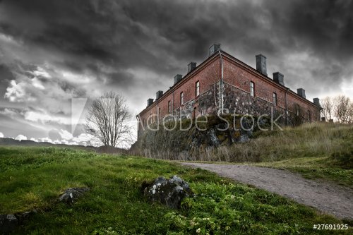 The gloomy ancient house