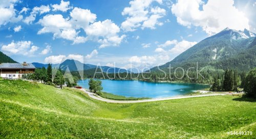 The idyllic Hintersee at Berchtesgaden/Ramsau, Bavaria