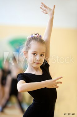 The young gymnast