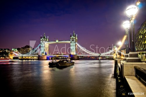 Tower Bridge at Night - 901149748