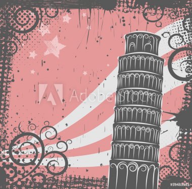 Tower of Pisa background