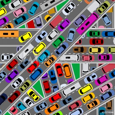 Traffic congestion on roads - 901141456