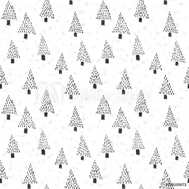 Tree background. Seamless pattern.Vector. ???????
