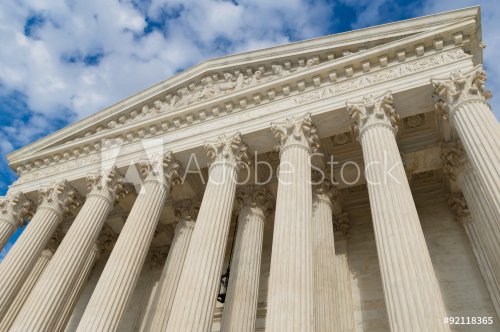 UNITED STATES supreme court building columns and portico - 901154120