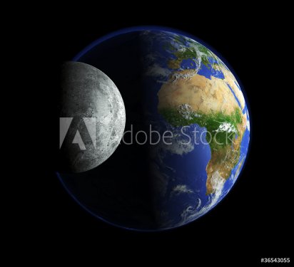 Unsere Erde und der Mond - 900567583