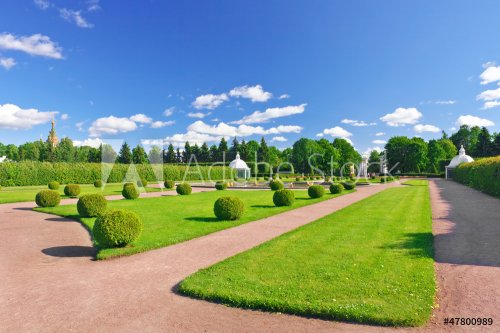 Upper Park in Pertergof, Saint-Petersburg city ,  Russia - 901014291