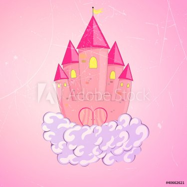 Vector Fairytale Castle - 900954406