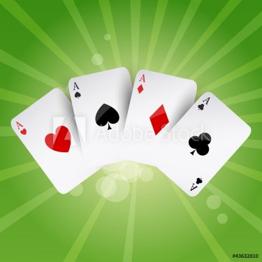 Vector Illustration of Poker Aces - 900633660