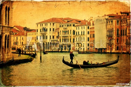 Venice - old paper - old card - 900572806