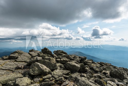 View from Mount Washington in New Hampshire