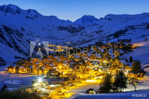 View of Saint Jean d'Arves by night - 901148001