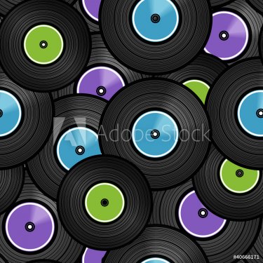 Vinyl audio discs seamless background