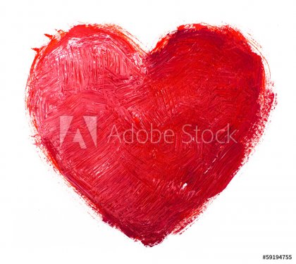 watercolor heart. Concept - love, relationship, art, painting - 901153431