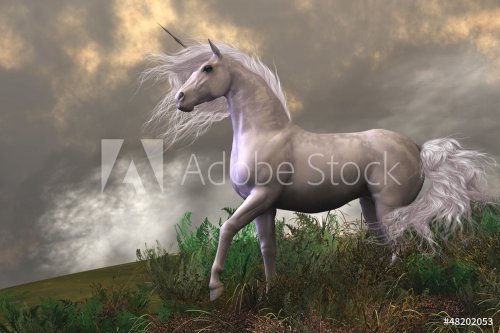 White Unicorn Stallion - 901154652