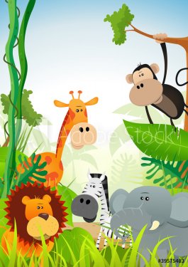 Wild Animals Background - 900949259
