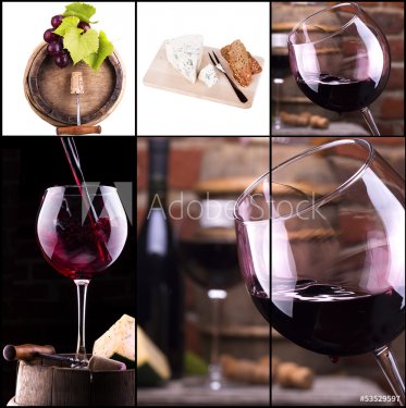 wine collage