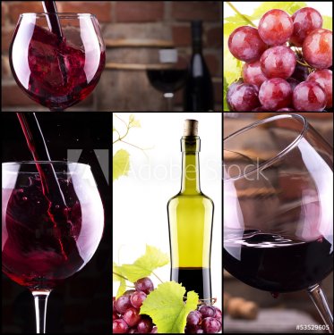 wine collage - 901142335