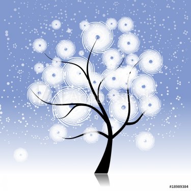 Winter tree beautiful - 900459863